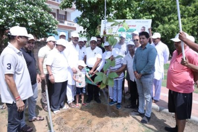 LPS Bossard and UPS Lakshmi Mega Tree Plantation 2024: Planted 143 saplings at Devi Vihar and Janta Colony parks in Rohtak.